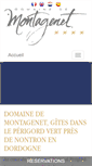 Mobile Screenshot of domaine-de-montagenet.com