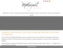 Tablet Screenshot of domaine-de-montagenet.com